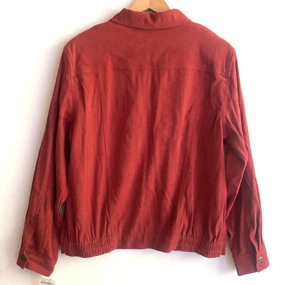 (B38) Vintage alfred dunner zip front Long-sleeve jacket, Size 16P, NWT - Picture 7 of 11